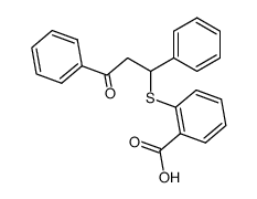 3-(2-mercaptobenzoic acid)-1,3-diphenyl-propan-1-one Structure