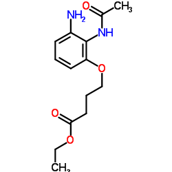 Ethyl 4-(2-acetamido-3-aminophenoxy)butanoate Structure