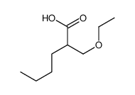 2-(ethoxymethyl)hexanoic acid Structure