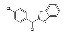 2-[chloro-(4-chlorophenyl)methyl]-1-benzofuran Structure