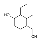 2-ethyl-4-(hydroxymethyl)-3-methylcyclohexan-1-ol Structure