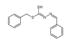 benzyl N-(benzylideneamino)carbamodithioate结构式