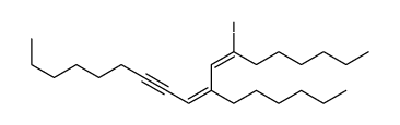9-hexyl-7-iodooctadeca-7,9-dien-11-yne Structure