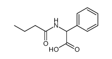 butyryl-α-phenylglycine Structure