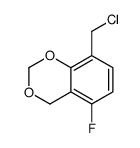 8-(chloromethyl)-5-fluoro-4H-1,3-benzodioxine结构式