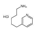 3-Pyridinepentanamine hydrochloride结构式