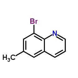 8-溴-6-甲基喹啉结构式