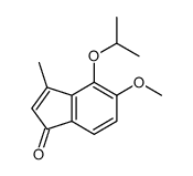 5-methoxy-3-methyl-4-propan-2-yloxyinden-1-one Structure