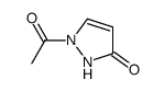 1-acetyl-1,2-dihydro-3H-pyrazol-3-one Structure