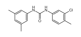 1-(3-chloro-4-methylphenyl)-3-(3,5-dimethylphenyl)urea结构式