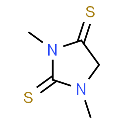 Hydantoin,1,3-dimethyl-2,4-dithio- (5CI) Structure