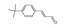 4-tert-butylcinnamaldehyde Structure