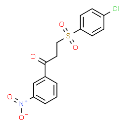 3-[(4-Chlorophenyl)sulfonyl]-1-(3-nitrophenyl)-1-propanone picture