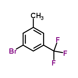 1-bromo-3-methyl-5-(trifluoromethyl)benzene structure