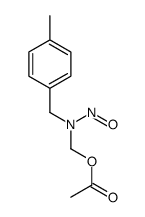 [(4-methylphenyl)methyl-nitrosoamino]methyl acetate结构式
