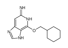 4-(cyclohexylmethoxy)-1H-imidazo[4,5-c]pyridin-6-amine结构式