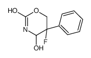 5-fluoro-4-hydroxy-5-phenyl-1,3-oxazinan-2-one Structure