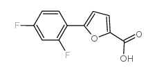 5-(2,4-Difluorophenyl)-furan-2-carboxylic acid Structure