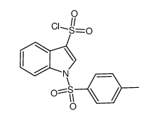 1-Tosyl-1H-Indole-3-Sulfonyl Chloride structure