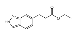 Ethyl 3-(1H-indazol-6-yl)propanoate结构式