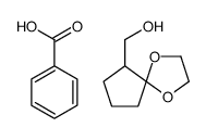 benzoic acid,1,4-dioxaspiro[4.4]nonan-9-ylmethanol结构式