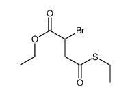 ethyl 2-bromo-4-ethylsulfanyl-4-oxobutanoate Structure