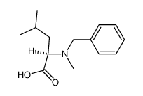 (-)-N-methyl-N-benzyl-(R)-Leu Structure