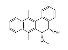 (5S,6S)-6-methoxy-7,12-dimethyl-5,6-dihydrotetraphen-5-ol结构式