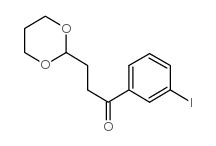 3-(1,3-DIOXAN-2-YL)-3'-IODOPROPIOPHENONE structure