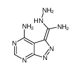 3-[amino(hydrazinyl)methylidene]pyrazolo[3,4-d]pyrimidin-4-amine Structure
