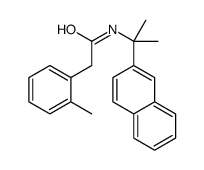 2-(2-methylphenyl)-N-(2-naphthalen-2-ylpropan-2-yl)acetamide Structure