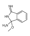 1-methoxyisoindole-1,3-diamine Structure