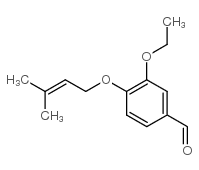 3-ethoxy-4-(3-methylbut-2-enoxy)benzaldehyde结构式