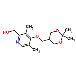 {4-[(2,2-Dimethyl-1,3-dioxan-5-yl)methoxy]-3,5-dimethyl-2-pyridinyl}methanol Structure