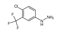 4-chloro-3-(trifluoromethyl)phenylhydrazine structure