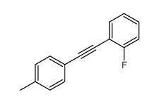 1-fluoro-2-[2-(4-methylphenyl)ethynyl]benzene结构式