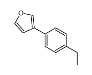 3-(4-ethylphenyl)furan Structure