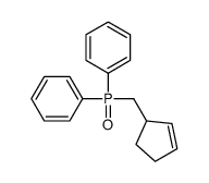 [cyclopent-2-en-1-ylmethyl(phenyl)phosphoryl]benzene Structure