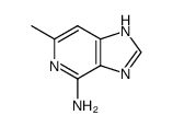 6-methyl-1(3)H-imidazo[4,5-c]pyridin-4-ylamine结构式