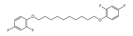1-[10-(2,4-difluorophenoxy)decoxy]-2,4-difluorobenzene Structure