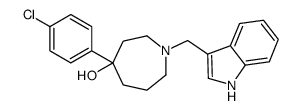 4-(4-chlorophenyl)-1-(1H-indol-3-ylmethyl)azepan-4-ol Structure