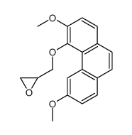 2-[(3,6-dimethoxyphenanthren-4-yl)oxymethyl]oxirane Structure