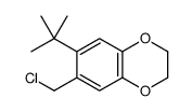 6-tert-butyl-7-(chloromethyl)-2,3-dihydro-1,4-benzodioxine Structure