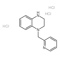 1-吡啶-2-甲基-1,2,3,4-四氢-喹噁啉e 3盐酸盐 salt结构式