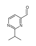 2-propan-2-ylpyrimidine-4-carbaldehyde Structure