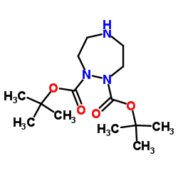 Bis(2-methyl-2-propanyl) 1,2,5-triazepane-1,2-dicarboxylate结构式