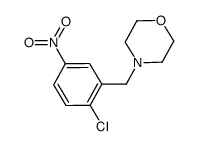4-(2-chloro-5-nitro-benzyl)-morpholine结构式