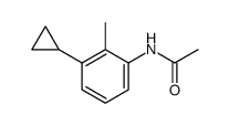 Acetamide, N-(3-cyclopropyl-2-methylphenyl) Structure