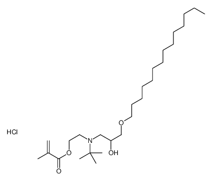 2-[(1,1-dimethylethyl)[2-hydroxy-3-(tetradecyloxy)propyl]amino]ethyl methacrylate hydrochloride picture