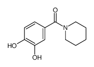 (3,4-dihydroxyphenyl)-piperidin-1-ylmethanone结构式